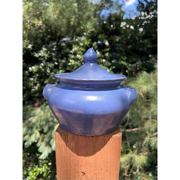 Vintage Shelton Pottery Canister Seagrove NC - Picture 1 of 9